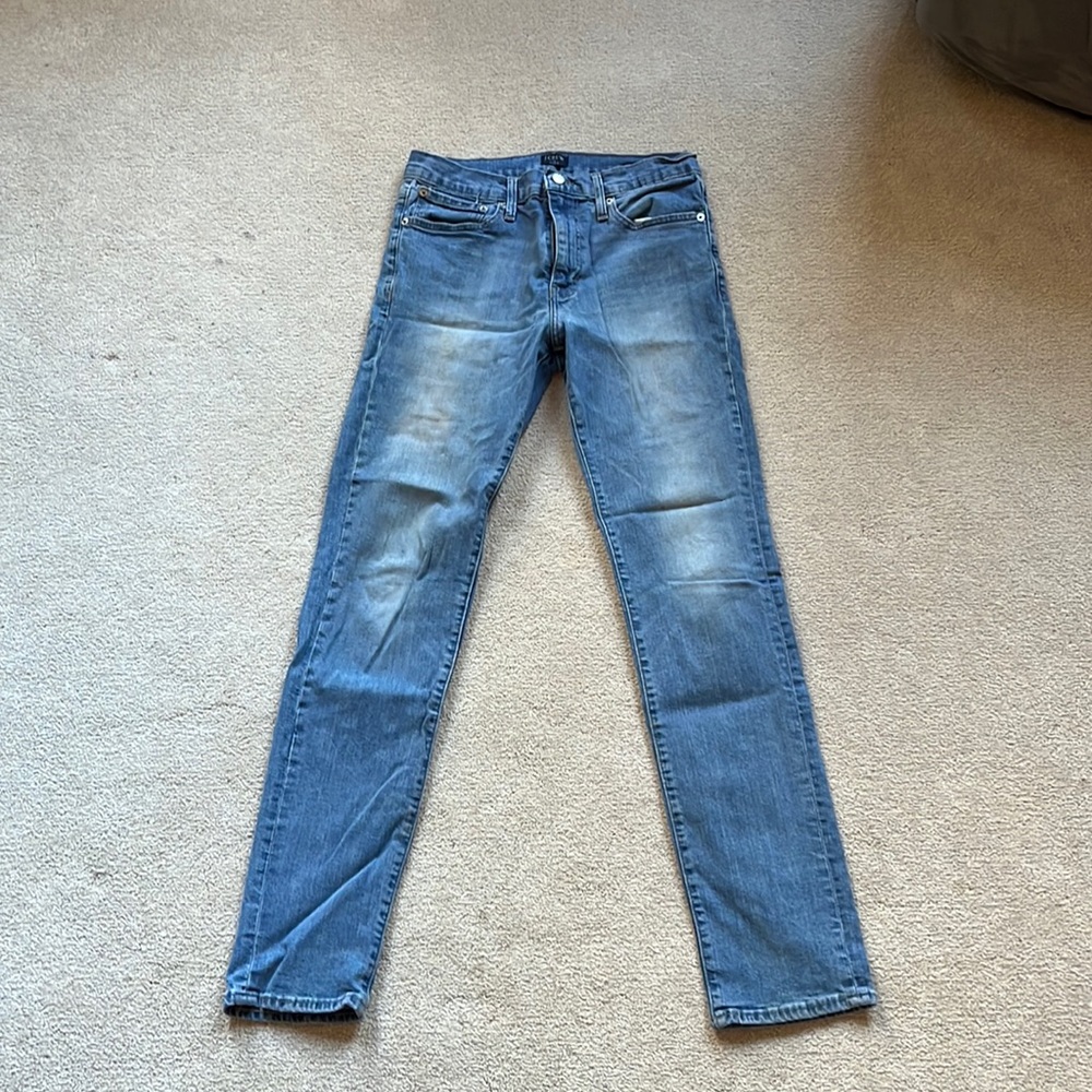 J Crew Straight Leg Stretch Jeans